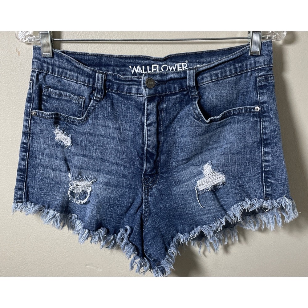 Wallflower Jean Shorts Fearless Curvy Super High-Rise Festival Shorts Size‎ 11